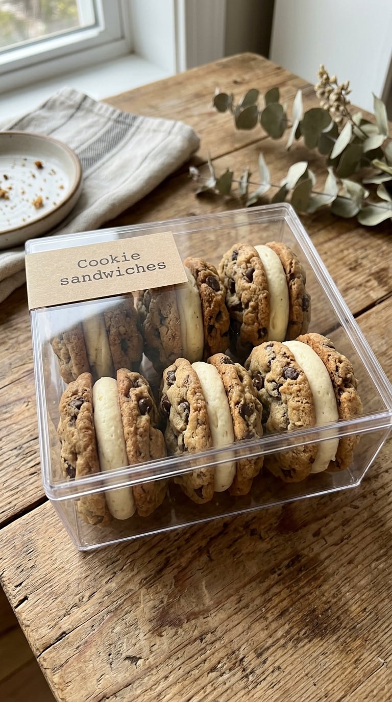 Chocolate Chip Cookie Sandwiches