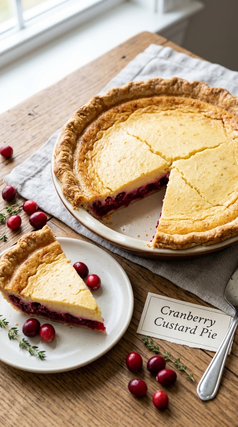 Cranberry Orange Pie