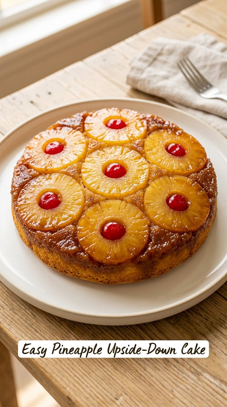Easy Pineapple Upside-Down Cake