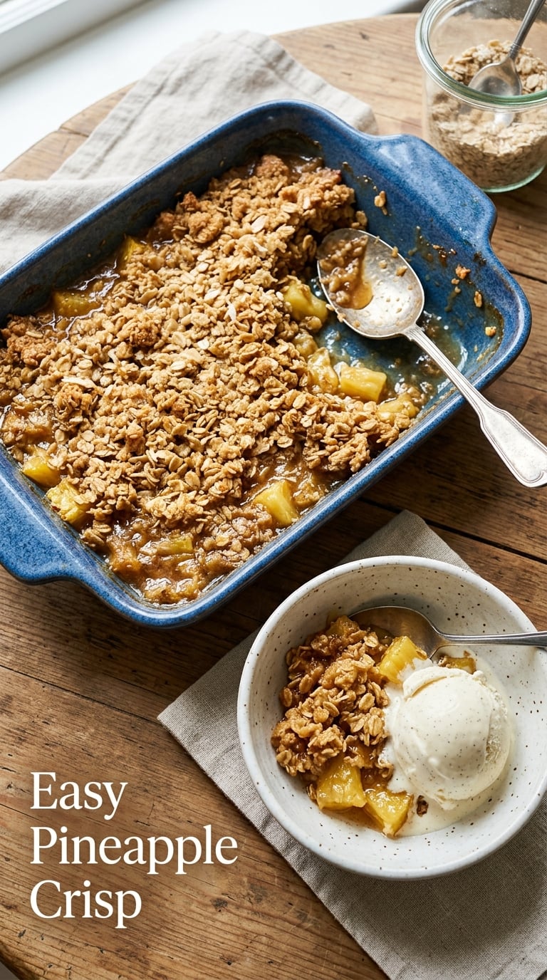 Easy Pineapple Crisp