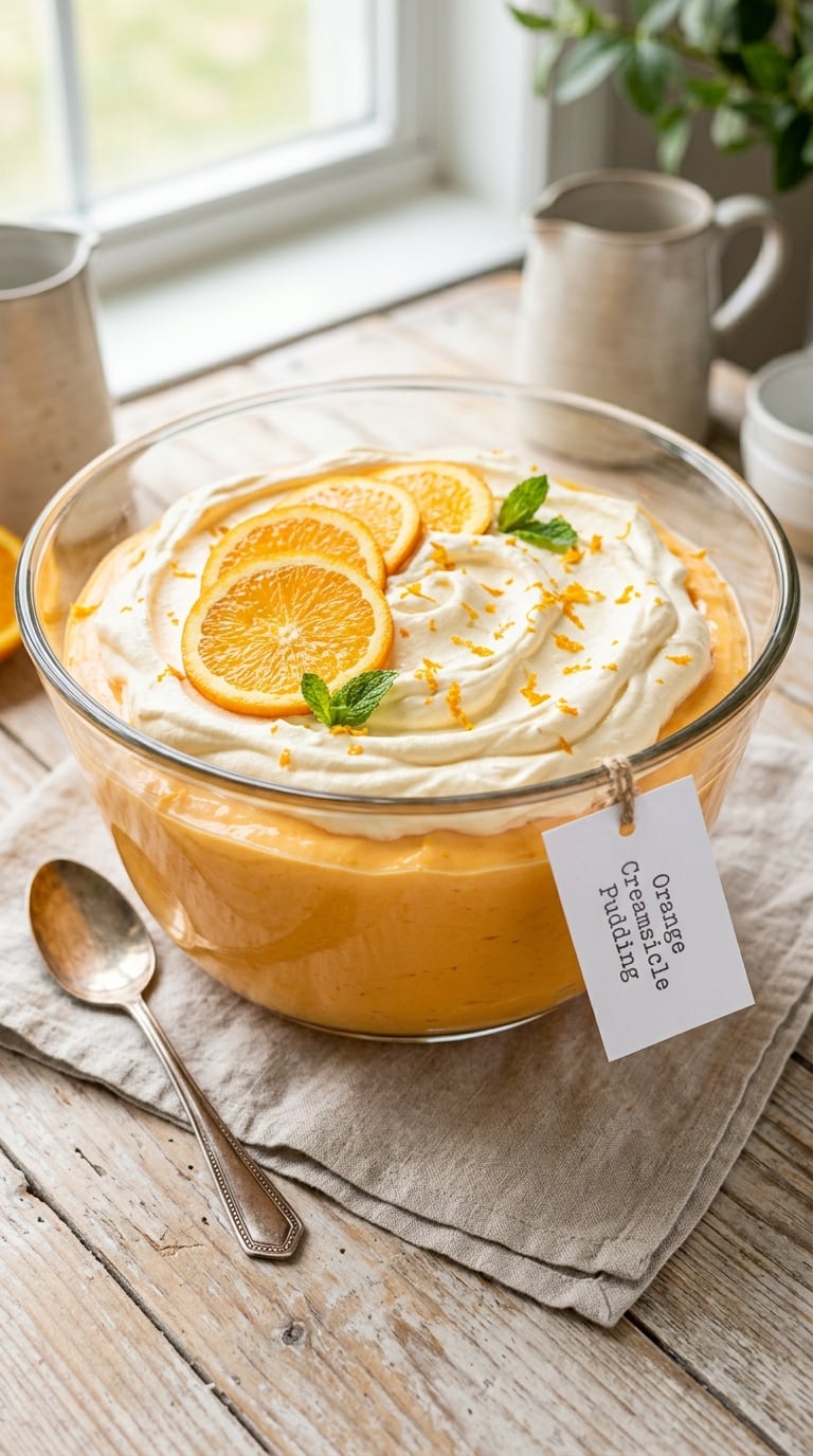 Orange Creamsicle Pudding