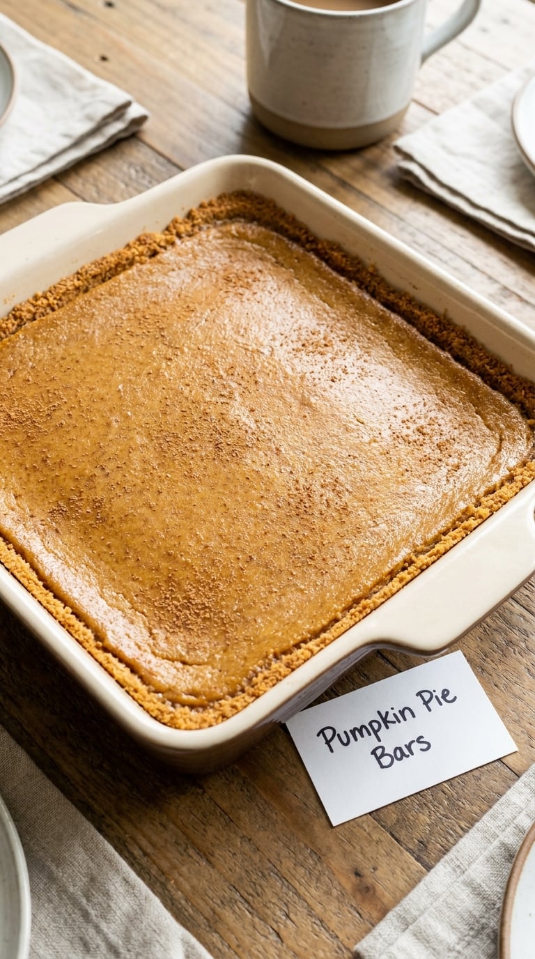 Pumpkin Pie Bars