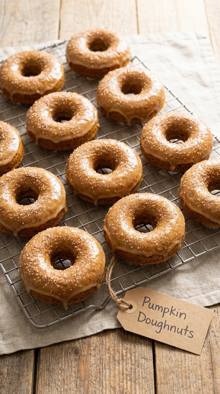 Pumpkin Doughnuts