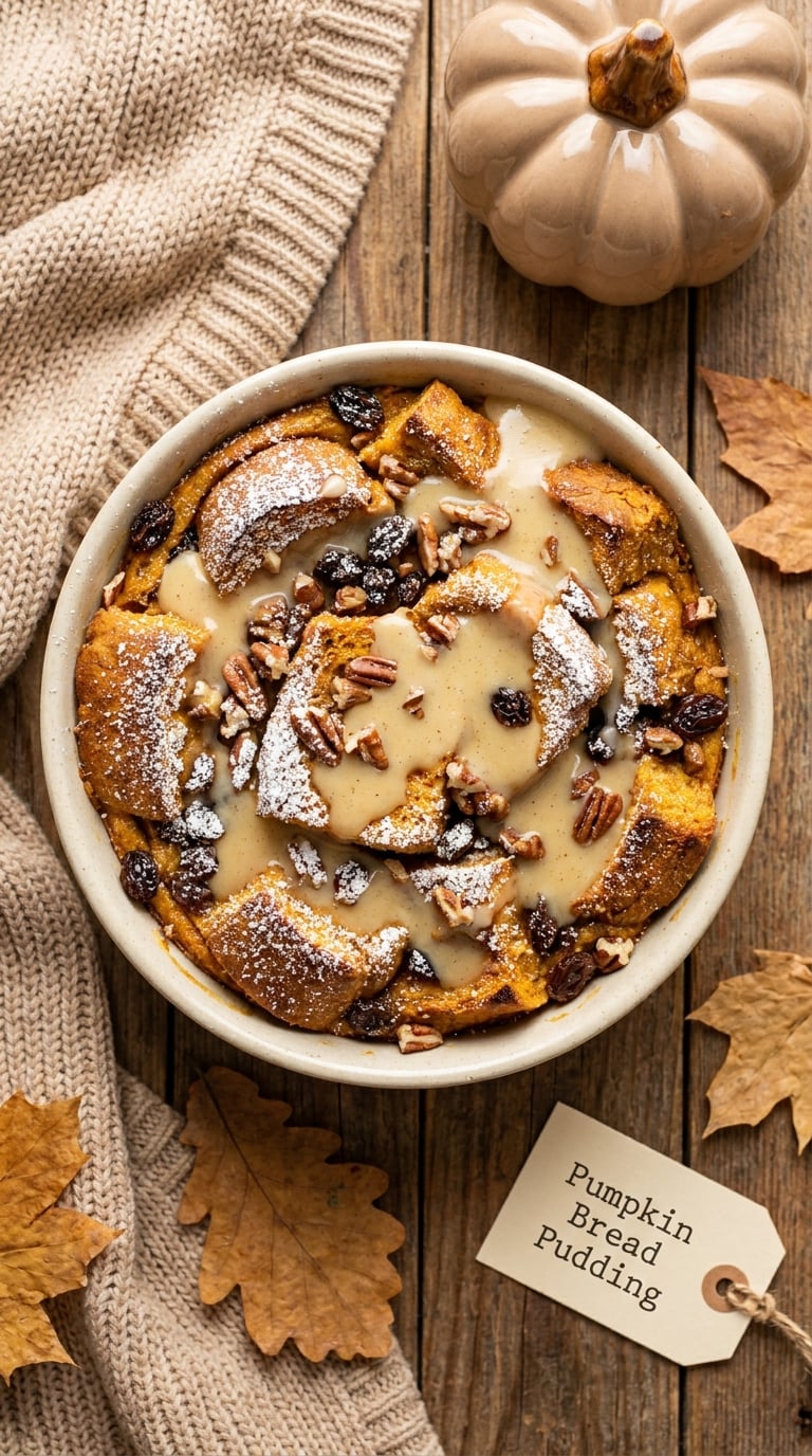 Pumpkin Bread Pudding
