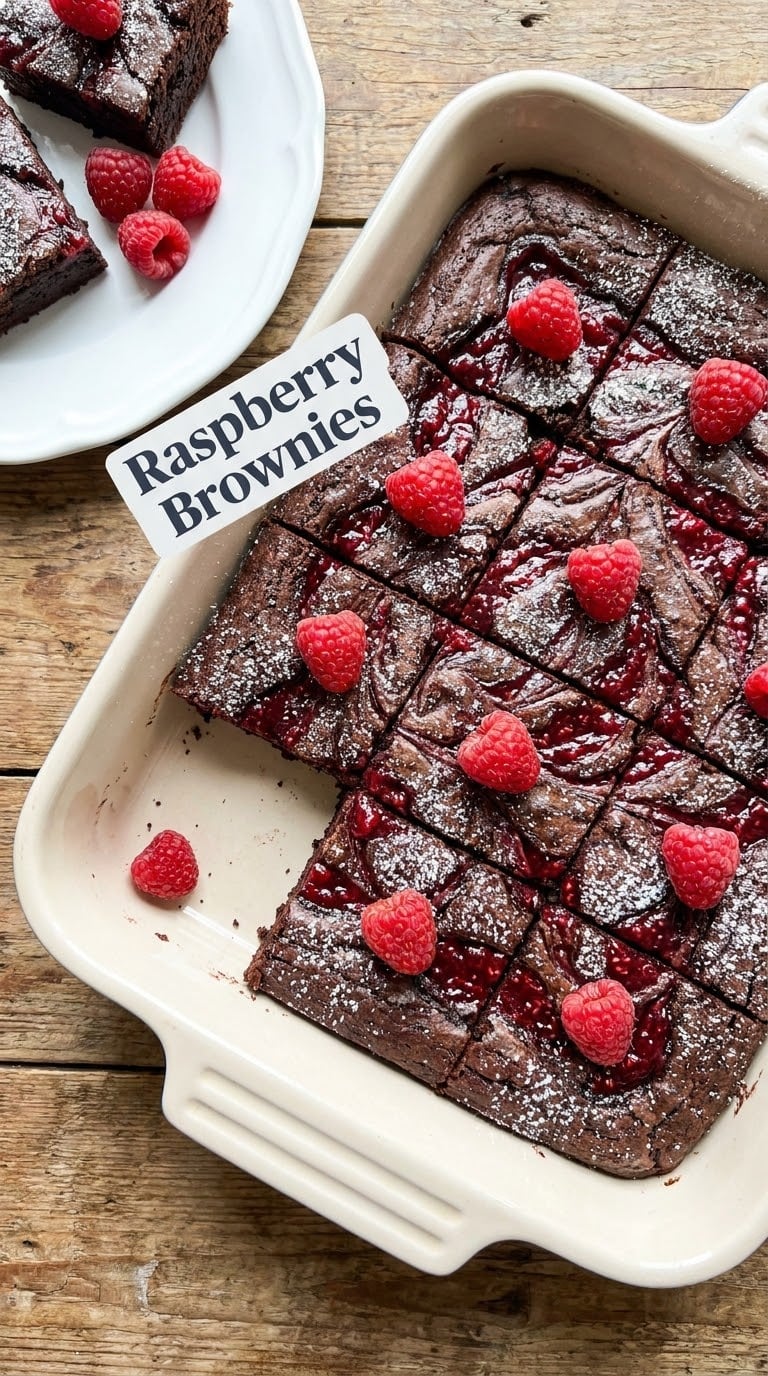 Raspberry Brownies