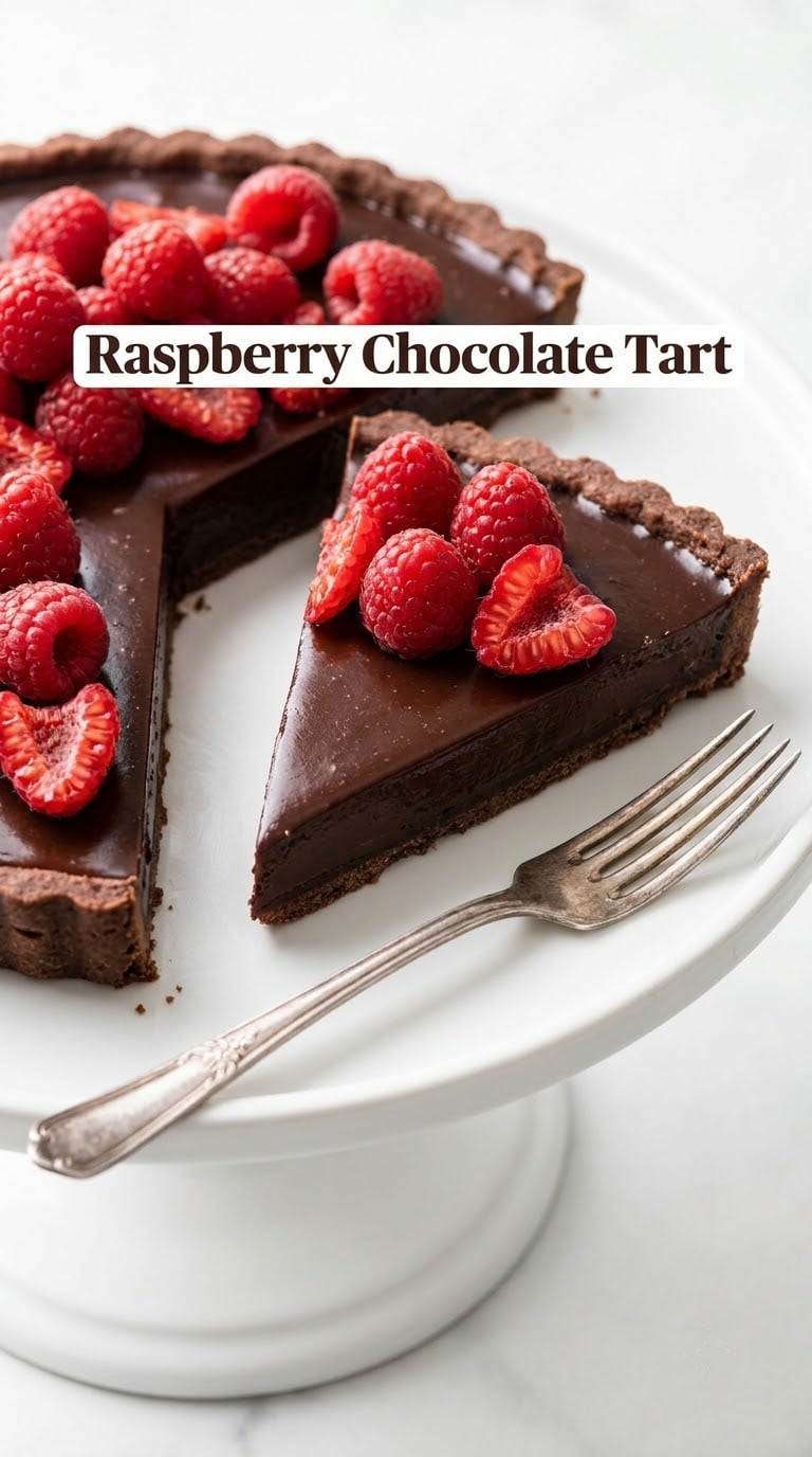 Raspberry Chocolate Tart