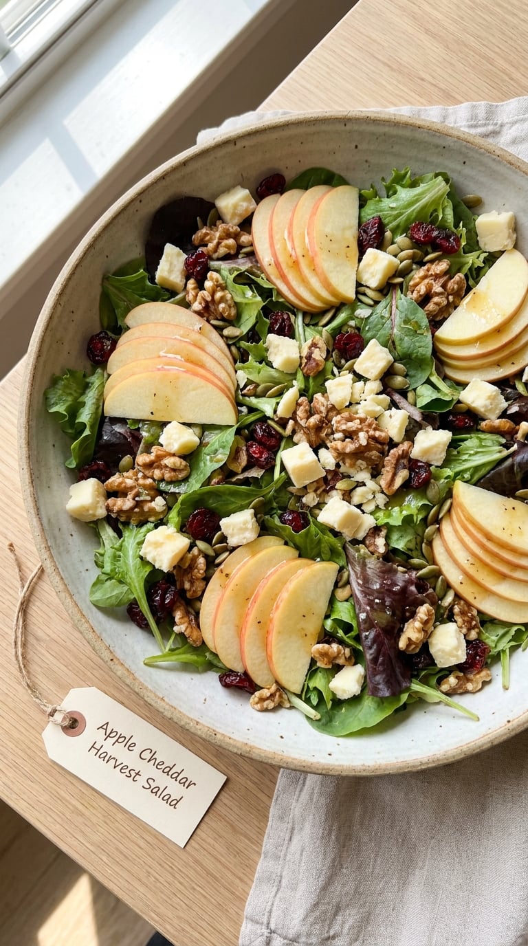 Apple Cheddar Harvest Salad