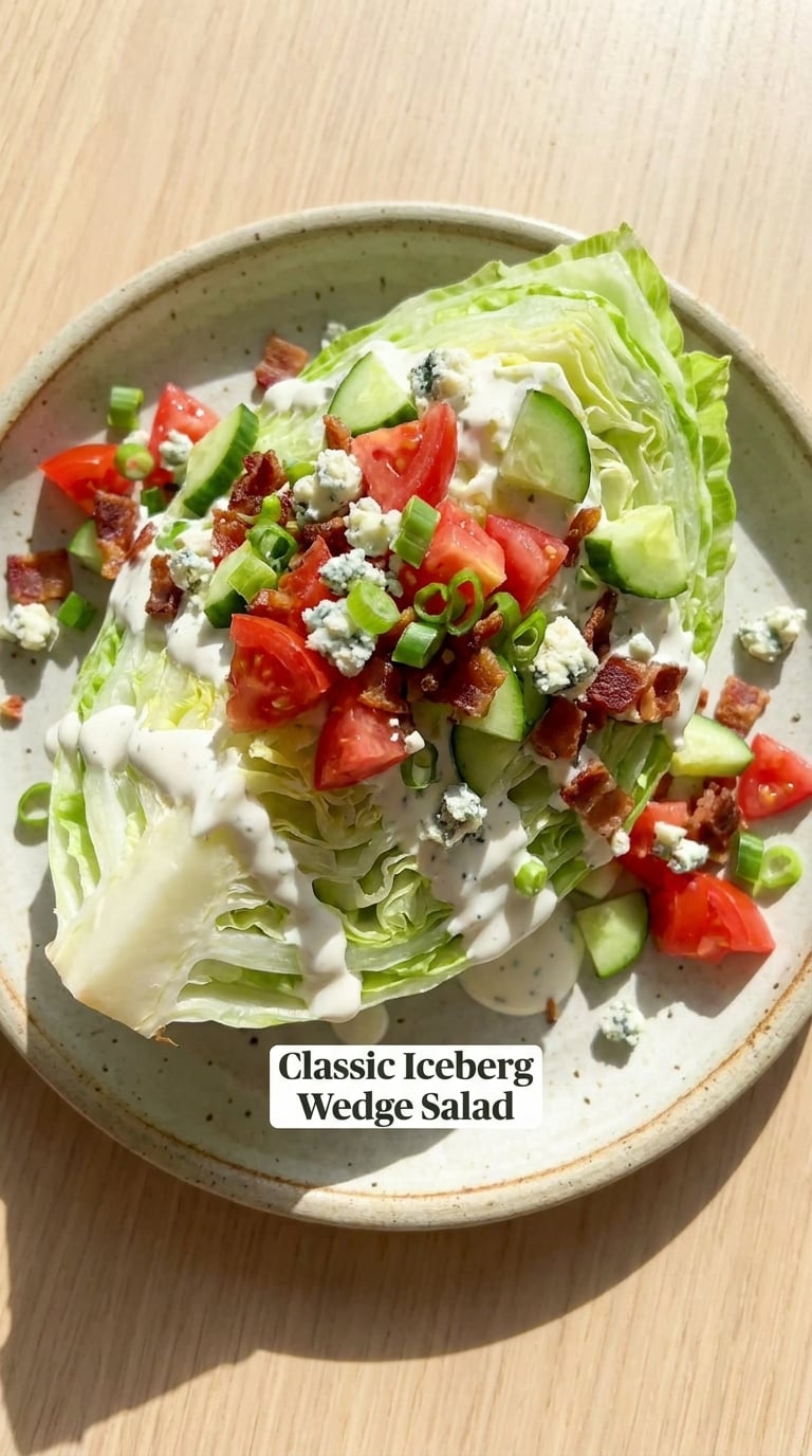 Classic Iceberg Wedge Salad