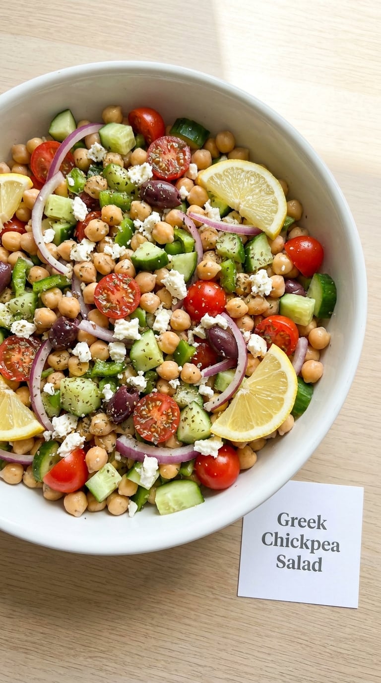 Greek Chickpea Salad