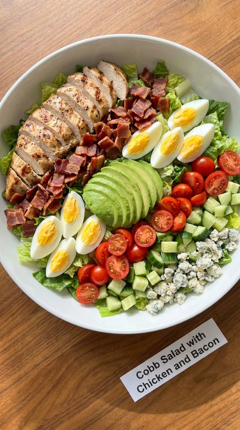 Cobb Salad with Chicken and Bacon