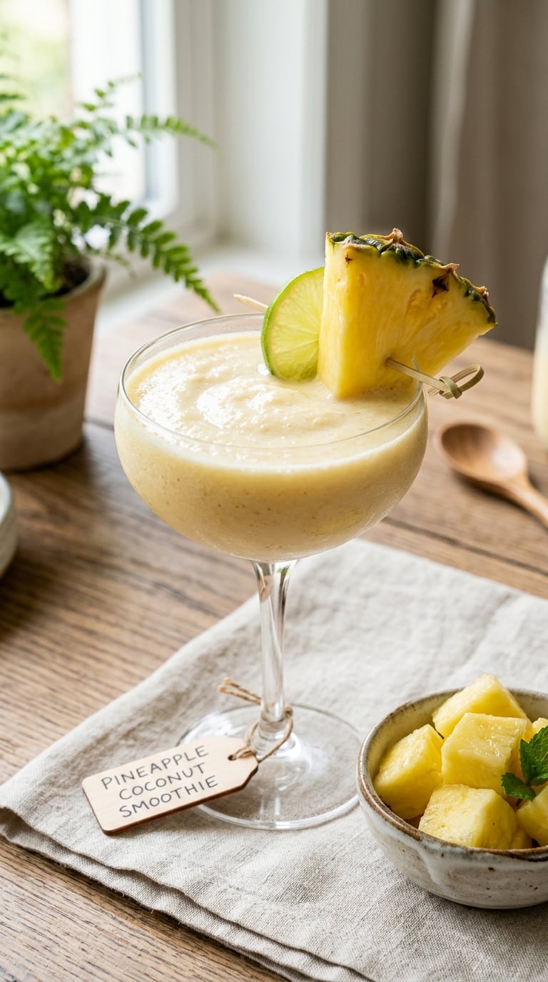 Mango Coconut Breakfast Smoothie