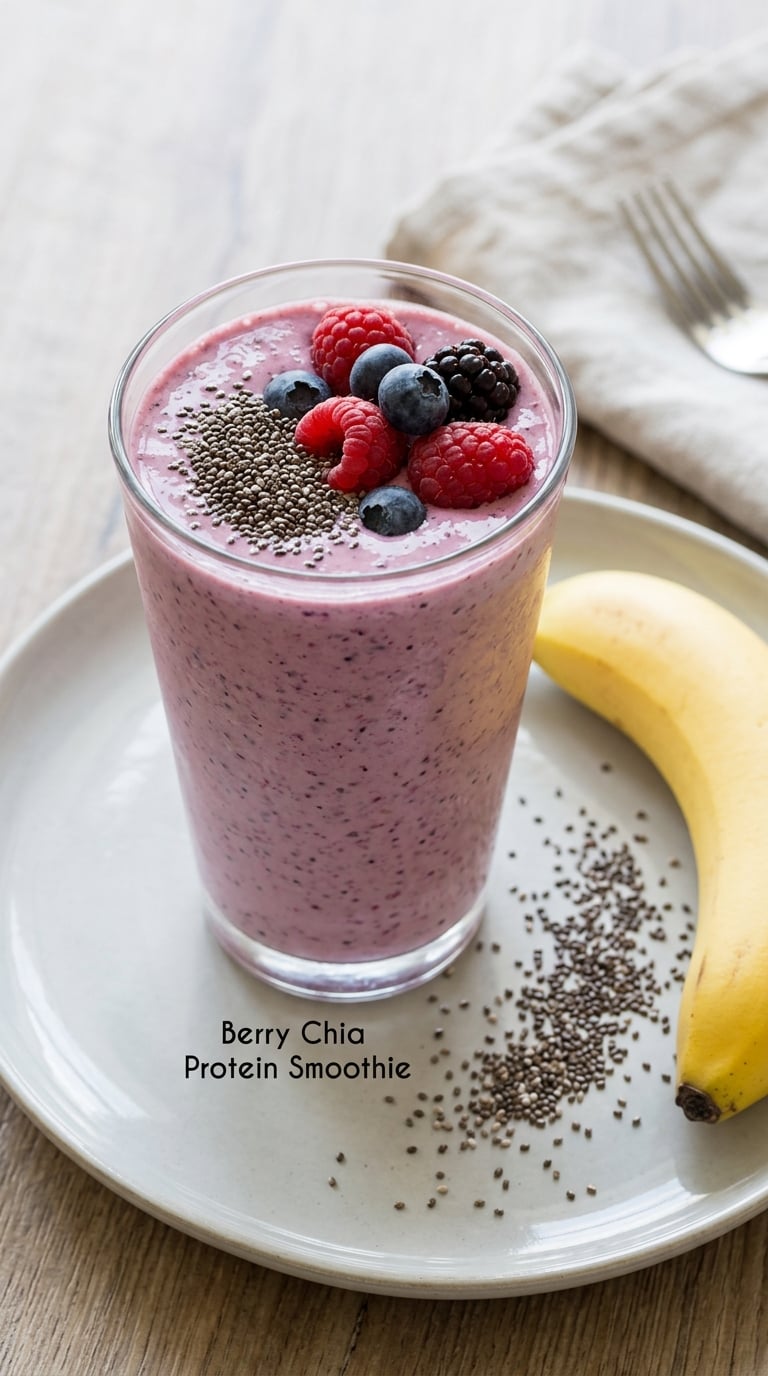 Strawberry Banana Protein Smoothie