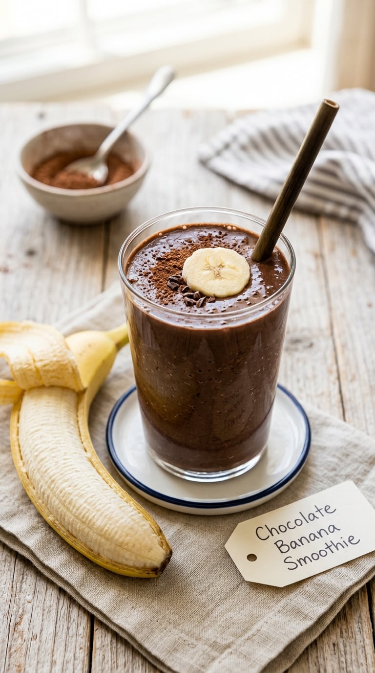 Chocolate Peanut Butter Smoothie