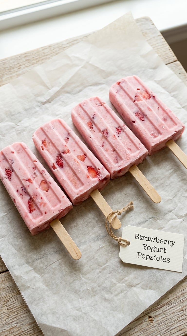 Strawberry Ice Cream Sandwiches