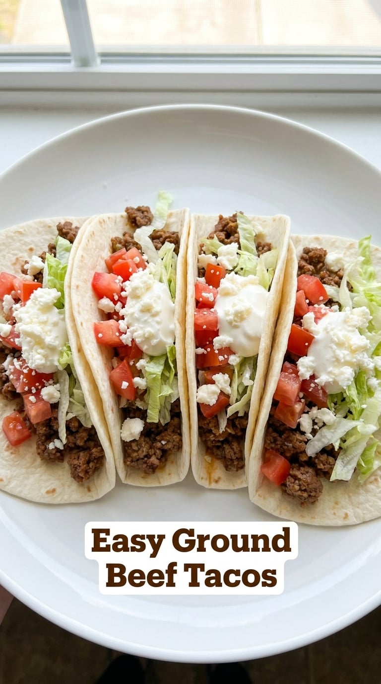 Easy Ground Beef Tacos