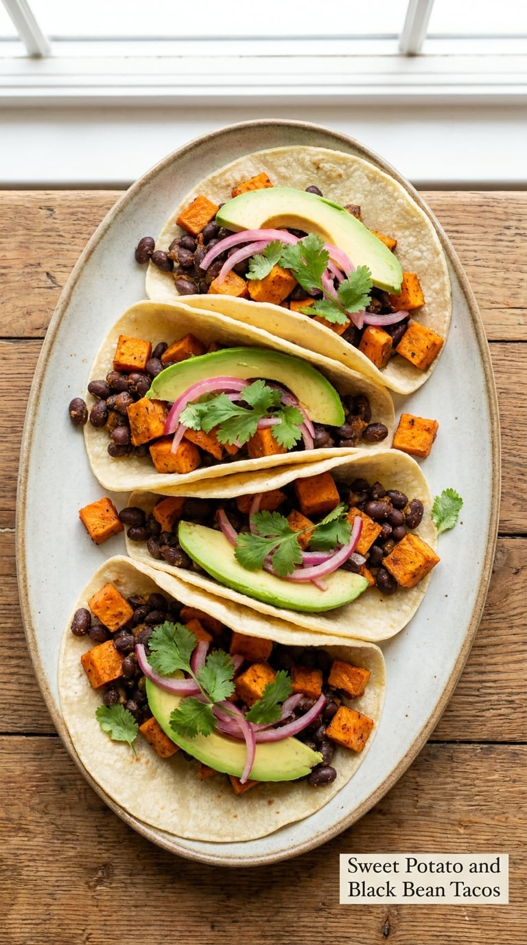 Sweet Potato and Black Bean Tacos