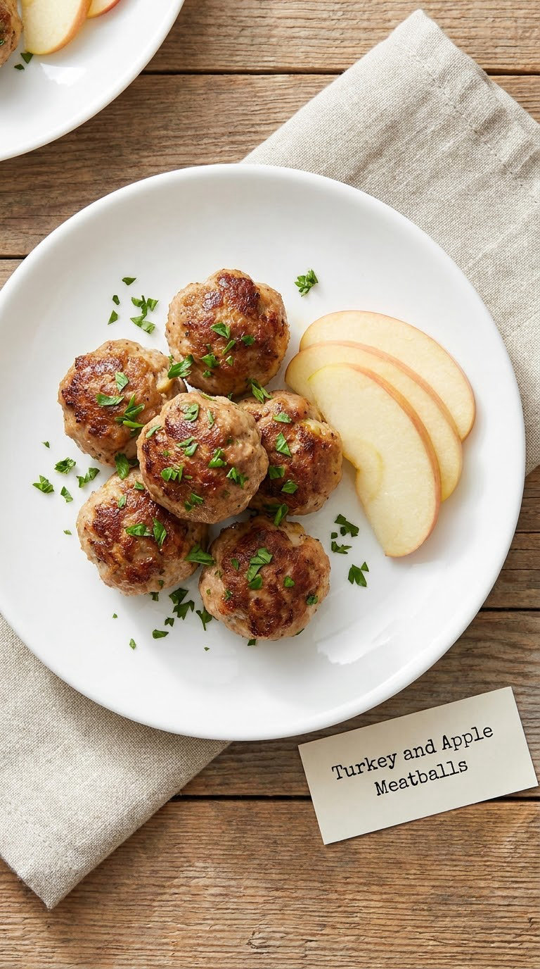Turkey and Apple Meatballs