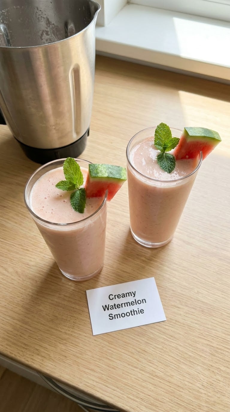 Creamy Watermelon Smoothie