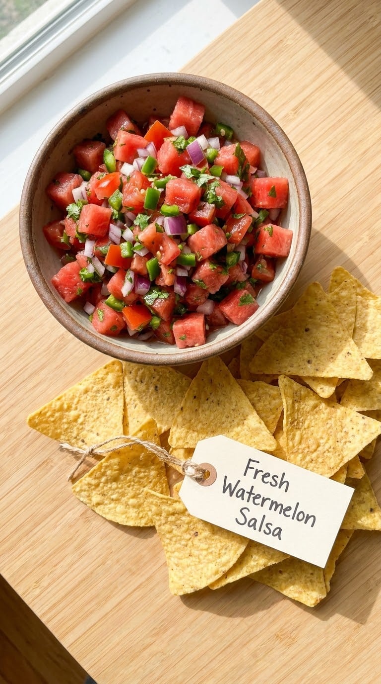 Fresh Watermelon Salsa