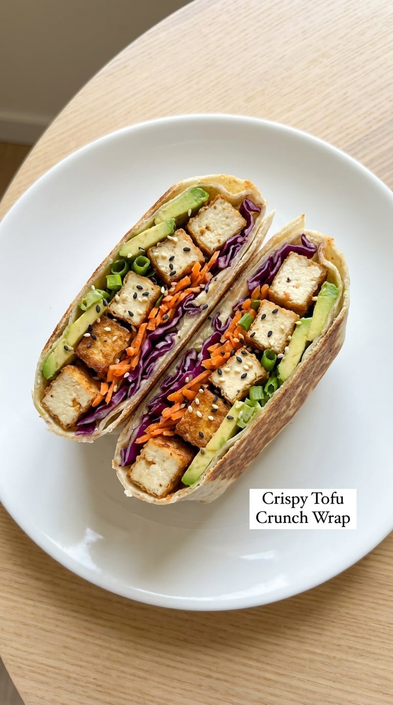 Crispy Tofu Crunch Wrap