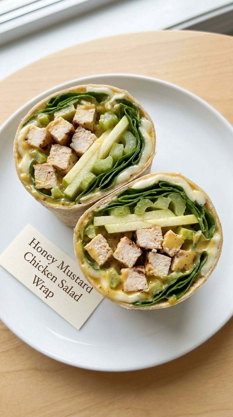 Honey Mustard Chicken Salad Wrap