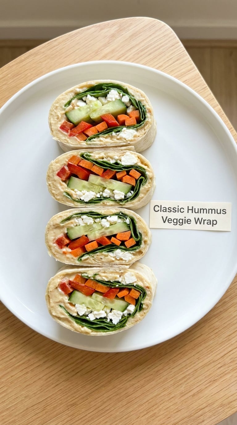 Classic Hummus Veggie Wrap