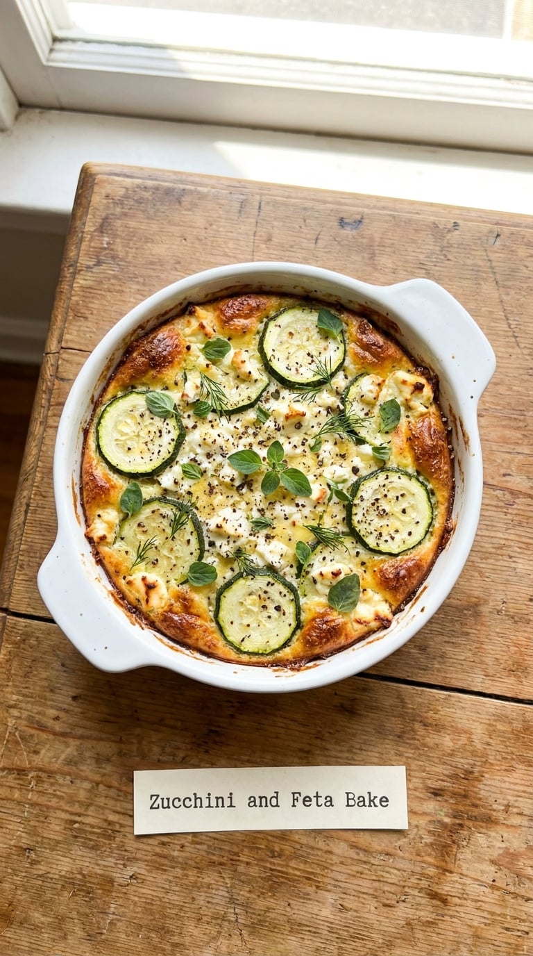 Zucchini and Feta Bake