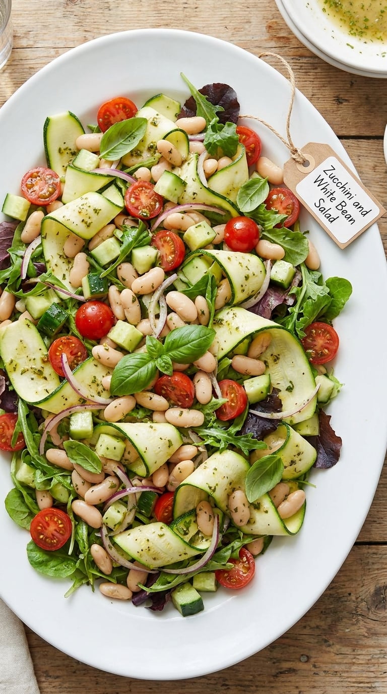 Zucchini and White Bean Salad