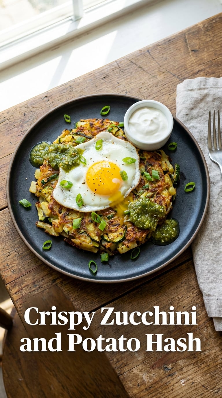 Crispy Zucchini and Potato Hash