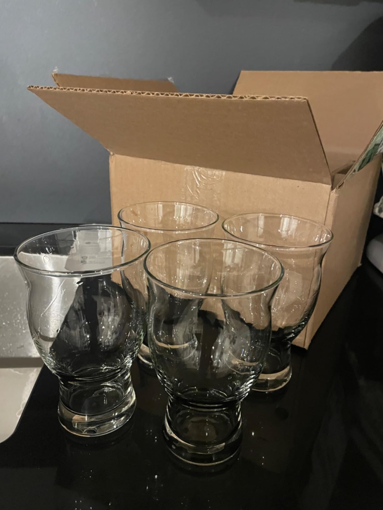 Libbey Stockholm Pilsner Beer Glasses Set of 4, 14.5oz, Tall, Slender Pint Glasses for Pilsner, Kolsch, Lager, and More, Unique Beer Gift Set customer photo 1