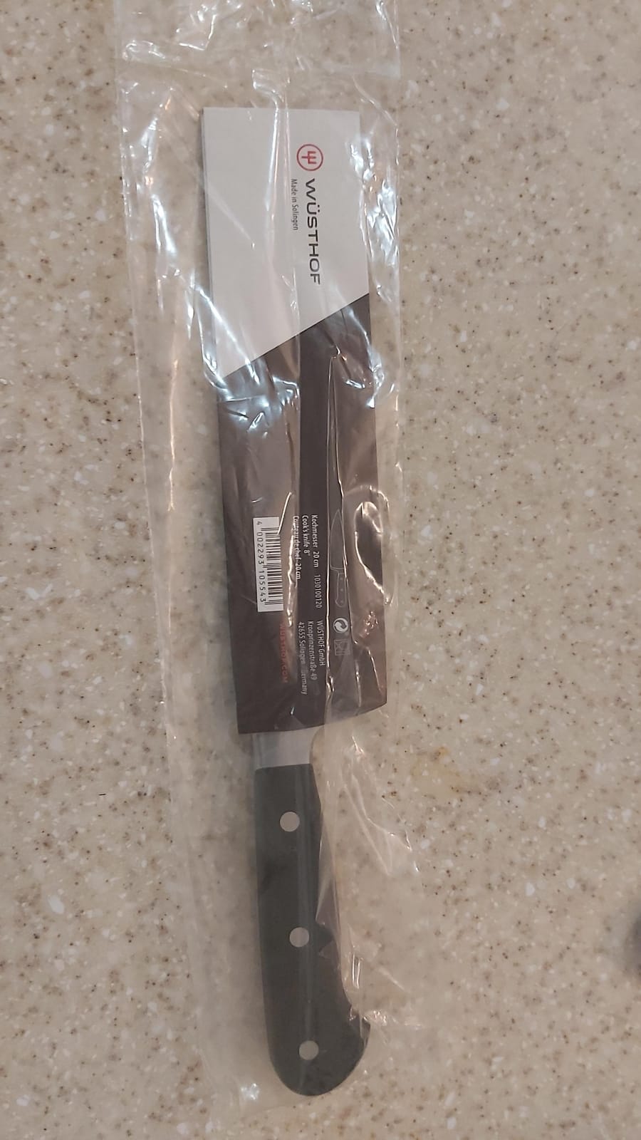 WÜSTHOF Classic 8 Inch Chef's Knife, Black customer photo 2