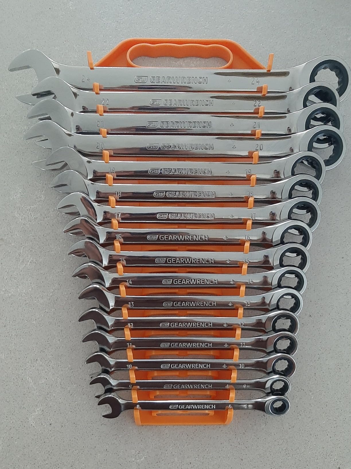 GEARWRENCH 16 Piece 72T Ratcheting Combination Metric Wrench Set | 9416 customer photo 2