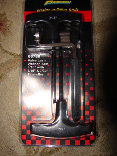 Proform Valve Lash Wrench, 9/16 in Wrench, 3/16 in and 7/32 in Allen, Insulated Handles, Stainless, Natural, Kit customer photo 1