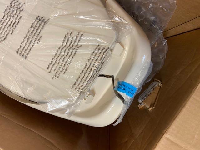 Thetford Aqua-Magic Style Plus Gravity RV Toilet, High Profile, Bone | China ceramic bowl, 17.5 in seat height, full-size residential seat, single-pedal flush, valve wipes clean each flush customer photo 1
