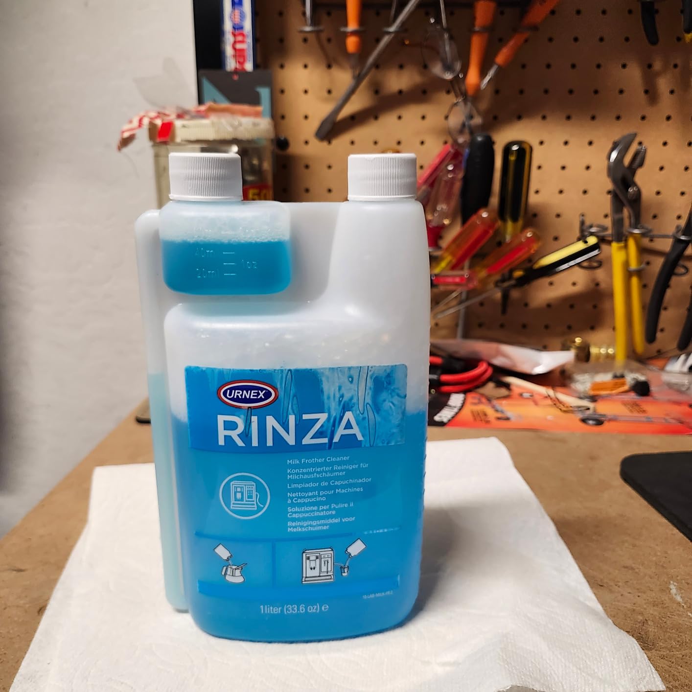 Urnex - Rinza Alkaline Formula Milk Frother Cleaner - 33.6 Ounce customer photo 2