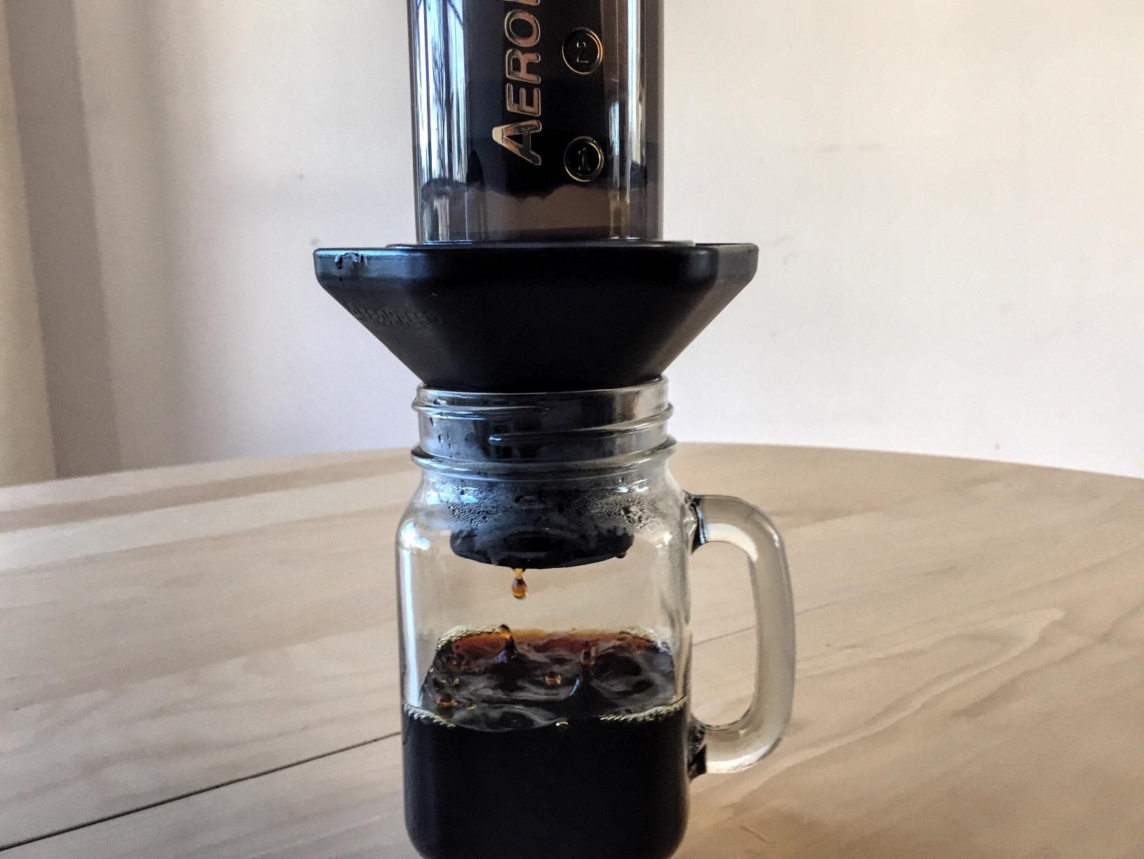 AeroPress Original Coffee Press, French Press, Pour-Over & Espresso Style | All-in-One Manual Coffee Maker, 2-Minute Brew, Less Bitterness, More Flavor, Portable, Travel & Camping customer photo 1