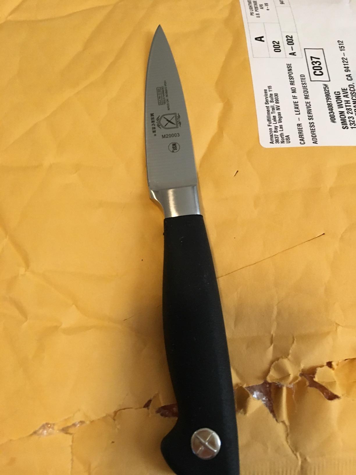 Mercer Culinary M20003 Genesis 3.5-Inch Paring Knife,Black customer photo 1
