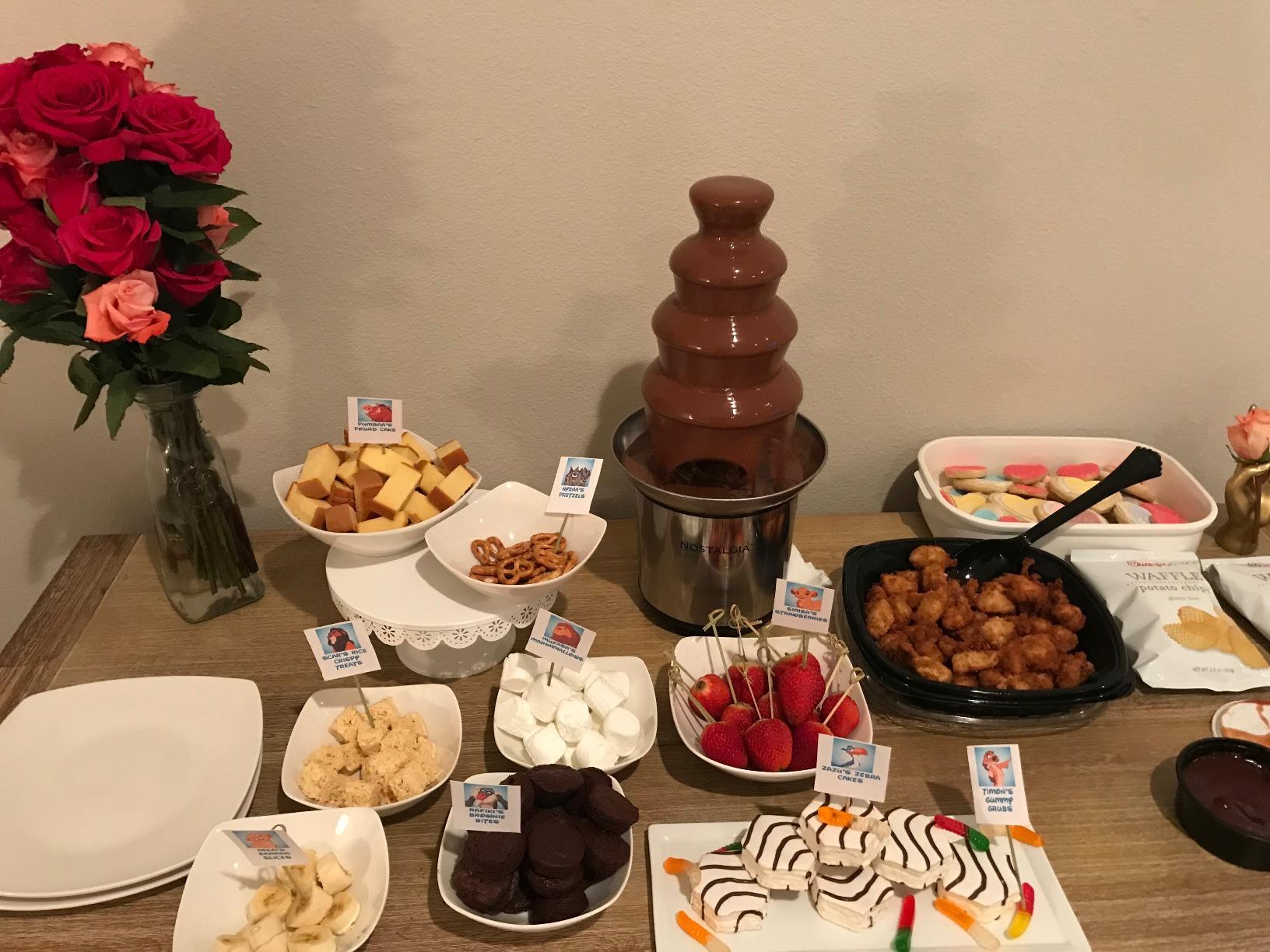Nostalgia CFF986 32-Ounce Stainless Steel Chocolate Fondue Fountain, 2-Pound Capacity, 4 Tiers customer photo 2