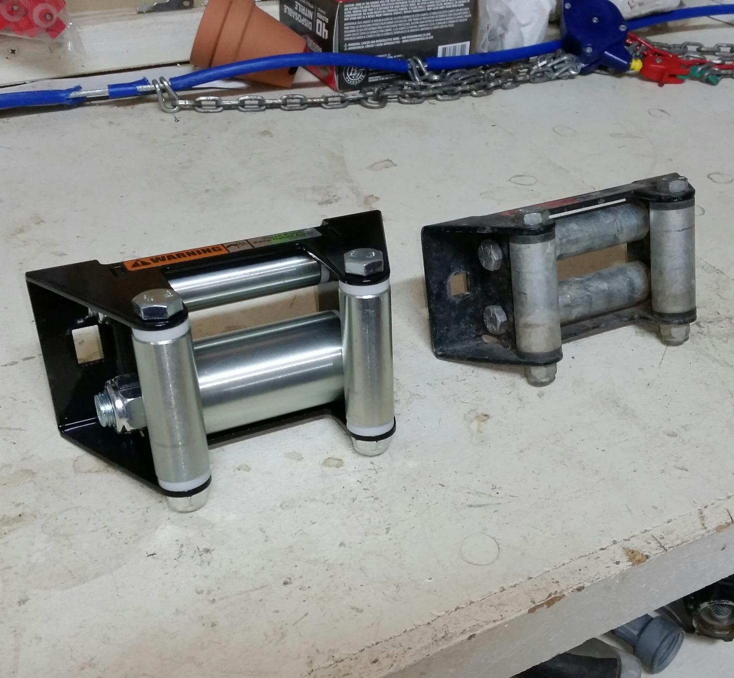 WARN 69373 Winch Roller Fairlead for ProVantage 2500 and 3500 Winches , Black customer photo 1