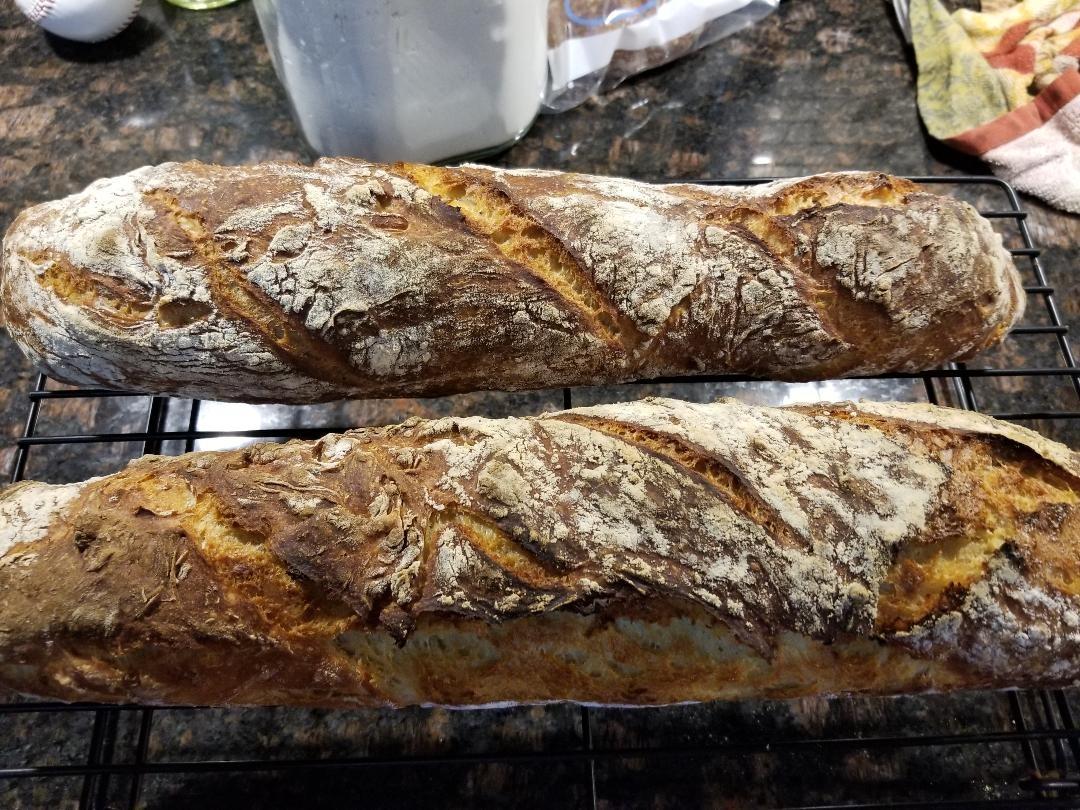 USA Pan Bakeware Aluminum Perforated Nonstick French Baguette Bread Pan, 3-Loaf customer photo 1
