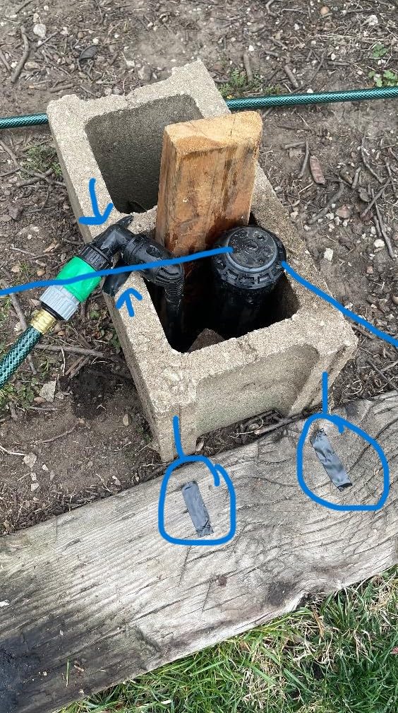 QSK-745 In-Ground 5-Inch Pop-Up Adjustable Sprinkler 5-Pack With Quick Hose Connectors And Splitters customer photo 2