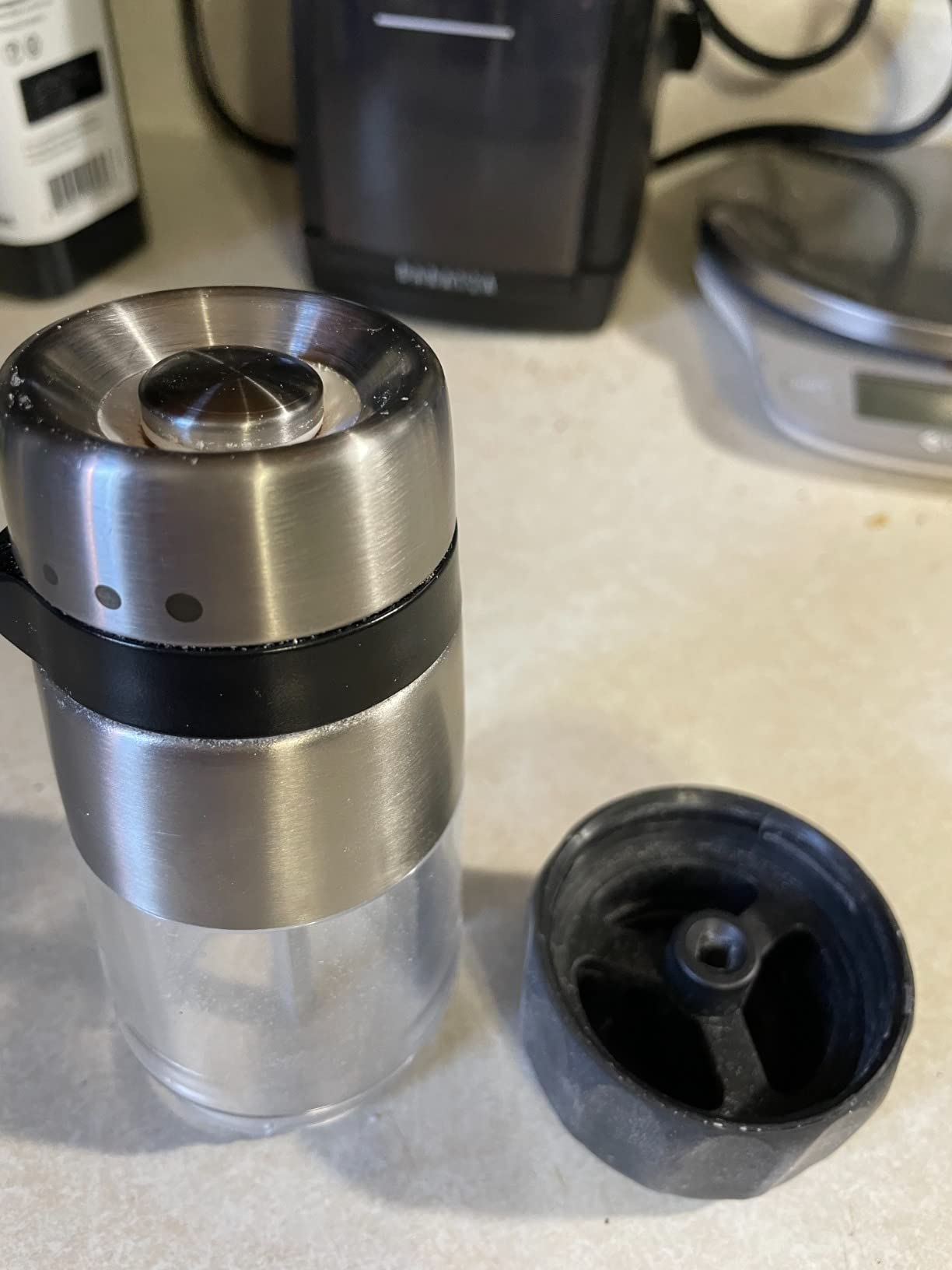 OXO Salt and Pepper Grinder Set, Stainless Steel customer photo 1
