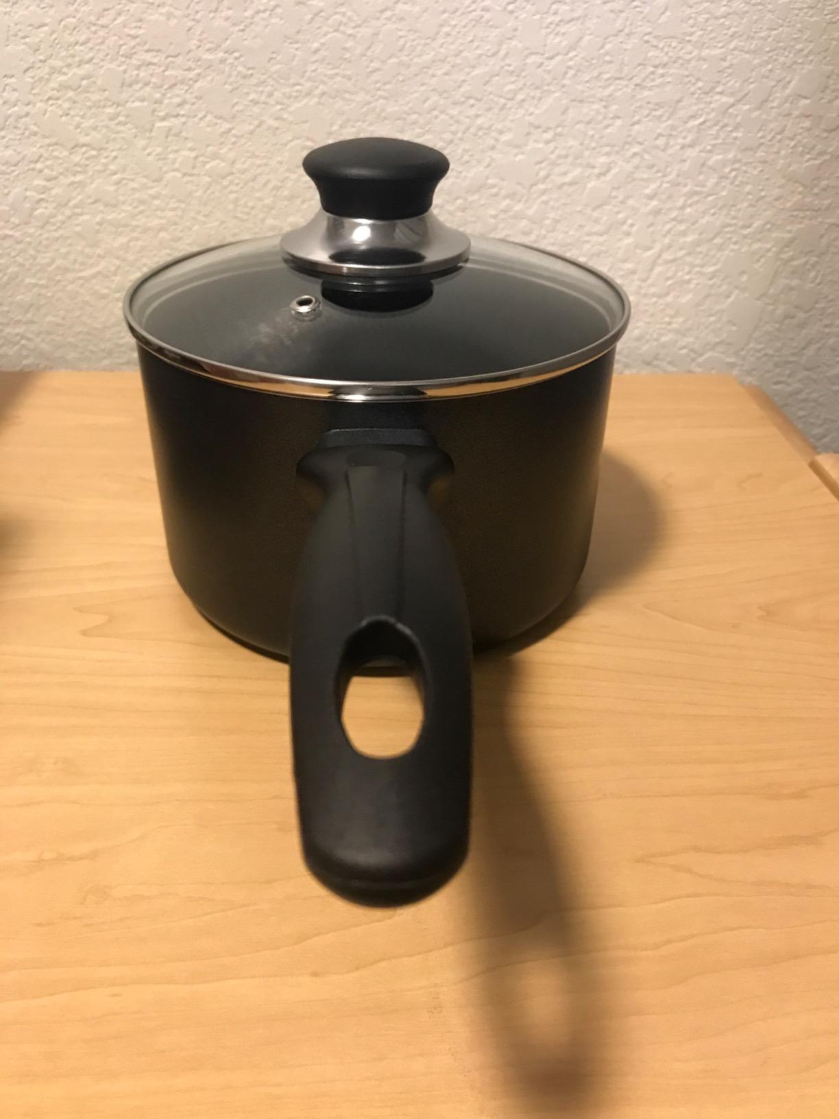 T-fal Specialty Nonstick 3 qt Saucepan with Glass Lid, Oven Safe customer photo 1