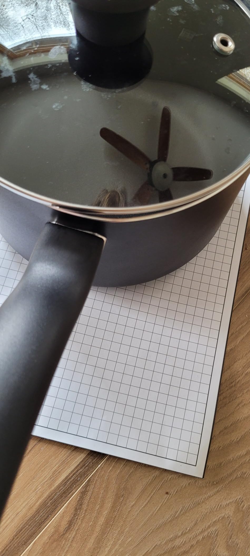 T-fal Specialty Nonstick 3 qt Saucepan with Glass Lid, Oven Safe customer photo 2