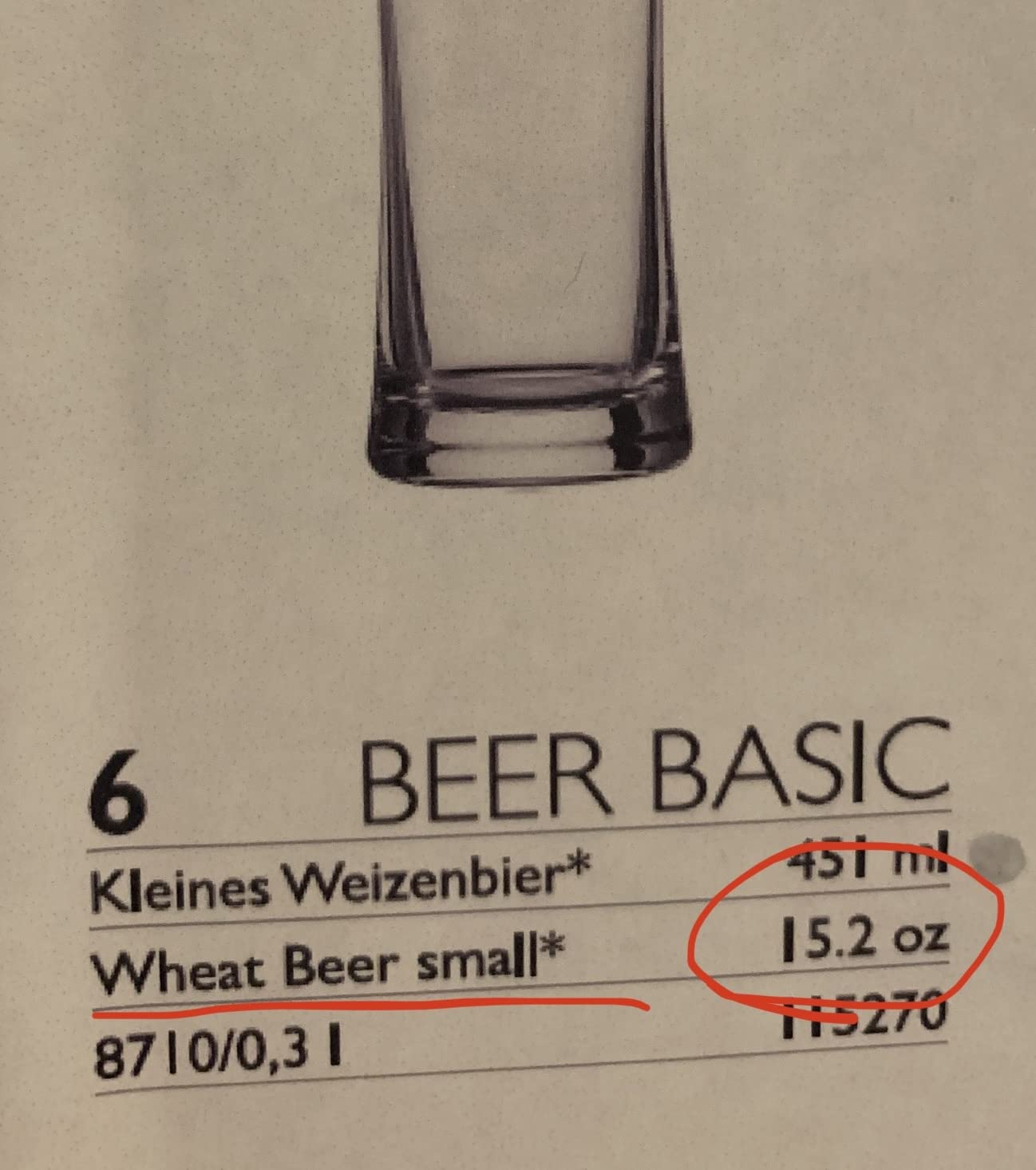 Schott Zwiesel Tritan Crystal 14.2 Oz Wheat Beer Glass, Set Of 6 customer photo 1