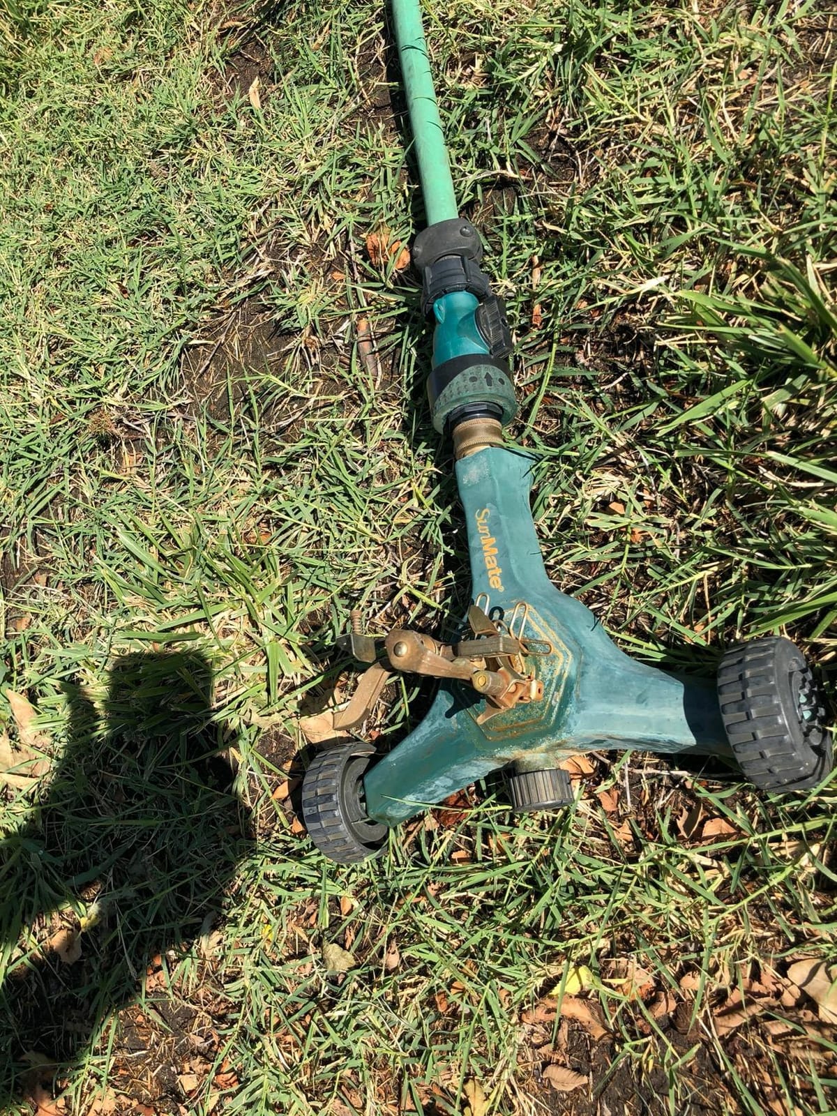 Orbit 56186N Lawn and Garden 1/2-Inch Brass Impact Sprinkler with Metal Wheel Base customer photo 2