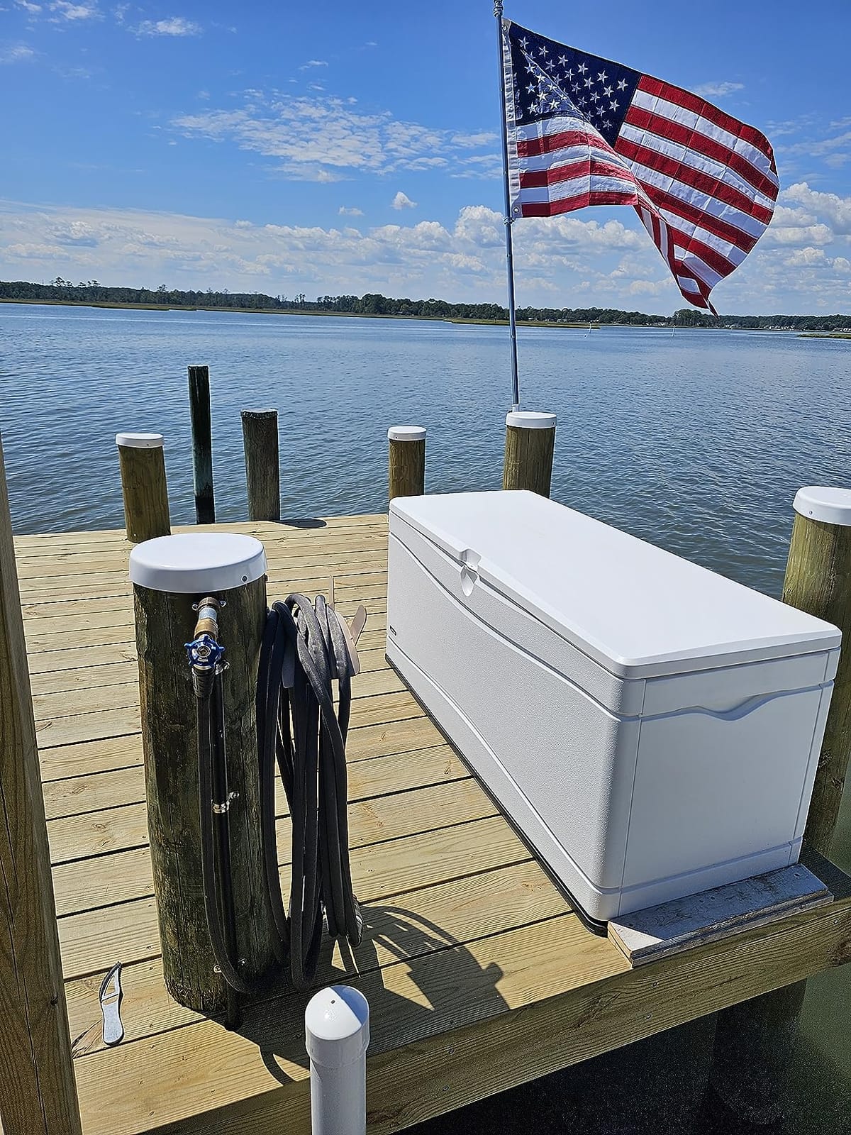 LIFETIME 60012 Extra Large Deck Box, 130 Gallon, Desert Sand/Brown customer photo 2