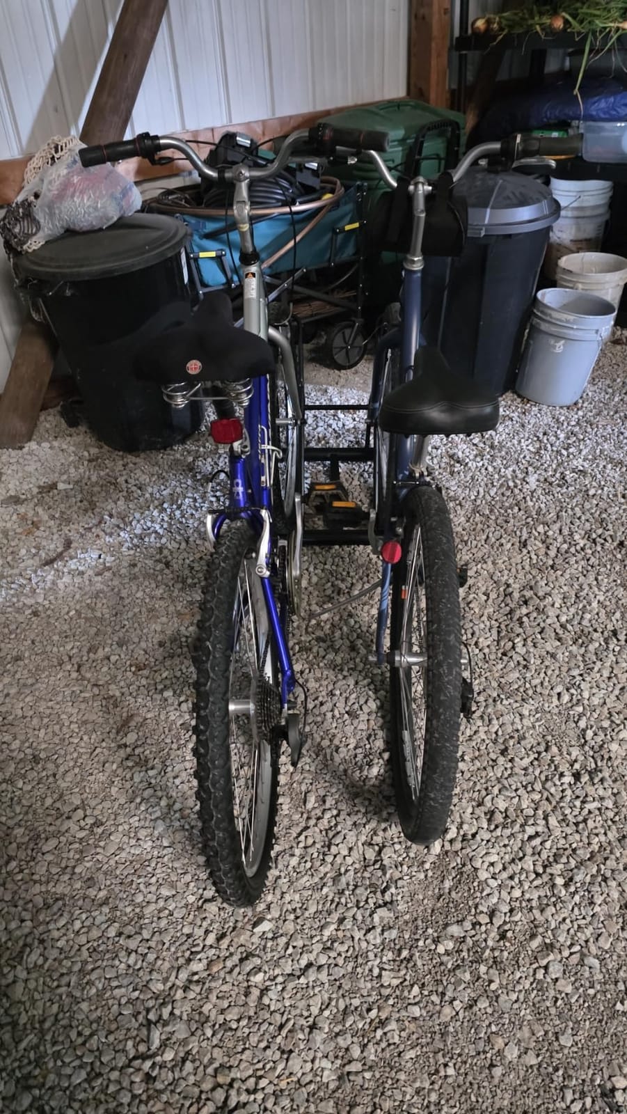 Bike Rack - Dual Bicycle Stand for Mountain, Road, or Kid's Bikes - Indoor or Outdoor Steel Bicycle Storage - Tire Rack for Truck by RAD Cycle customer photo 1