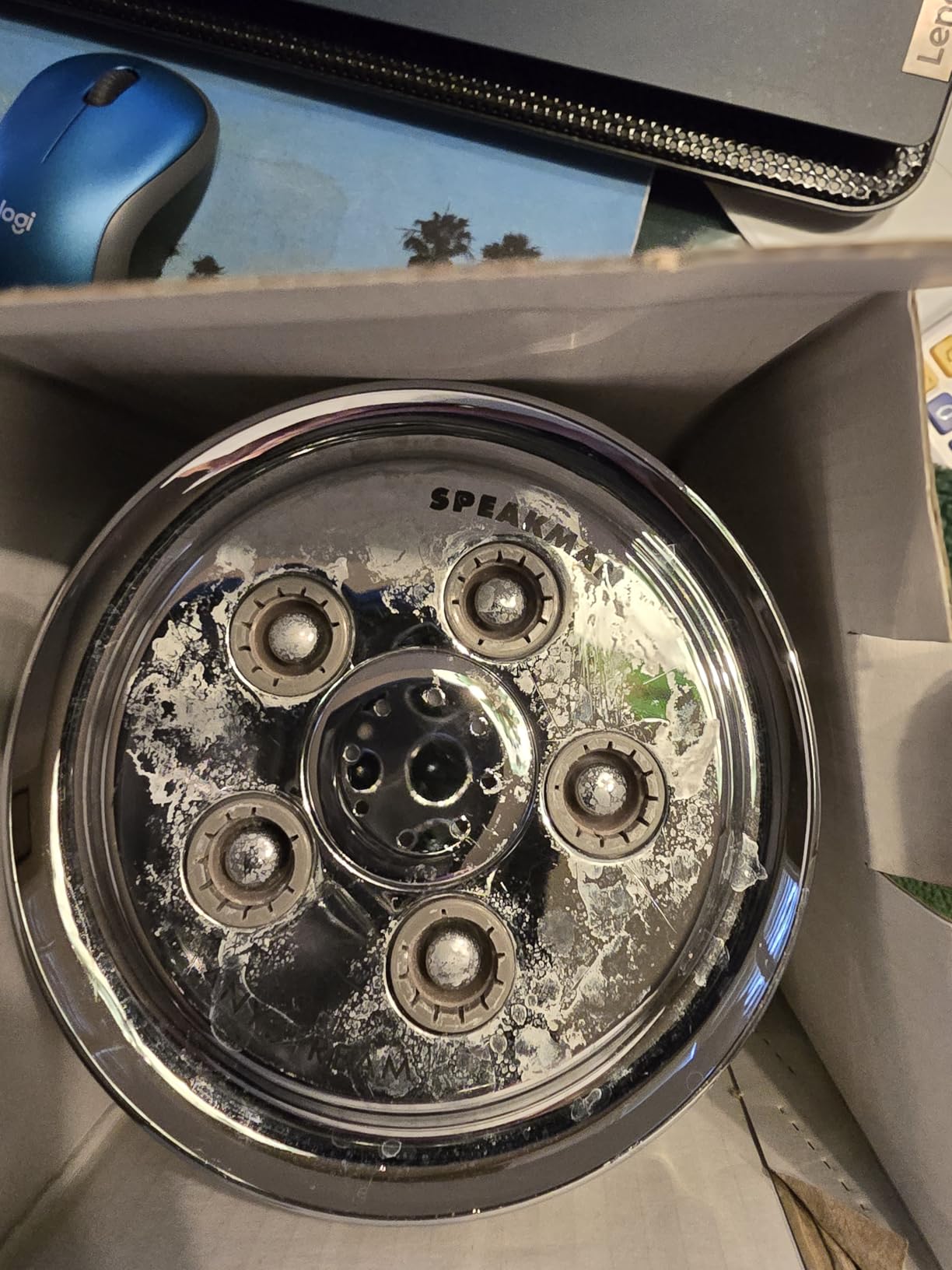 Speakman S-2005-HB-BC Hotel Anystream High Pressure 2.5 GPM Adjustable Shower Head, Brushed Chrome customer photo 2