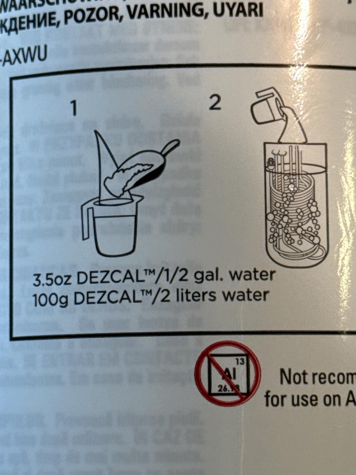 Urnex Dezcal Coffee and Espresso Machine Descaler Activated Scale Remover - 900g Bottle - Fast Effective Descaling Of Boilers and Heating Elements Faucets Spray Heads Milk Systems customer photo 1